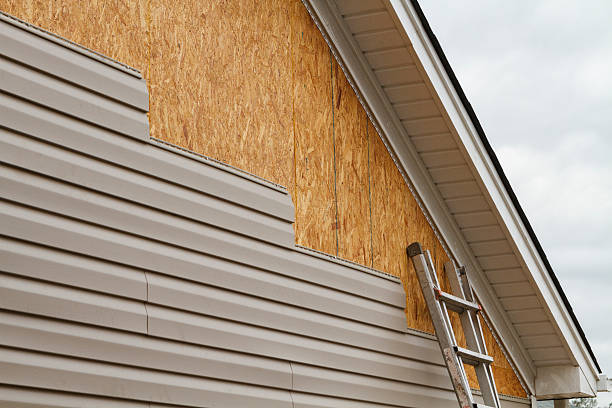 Professional Siding Contractor technician working in Dunlevy, PA